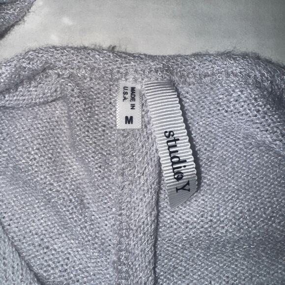 Studio Y Women M Sweater Embellishments Rhinestones Beads Everyday Casual Fall - Picture 4 of 7